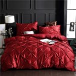 Three-piece Solid Color Bed Sheet Duvet Cover - Image 7
