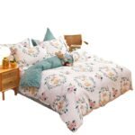 Cotton Duvet Cover One-piece Wholesale Pure Single Double Student Dormitory Bed Sheet Four-piece Set - Image 2
