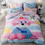 Cartoon four-piece cotton duvet cover - Image 8