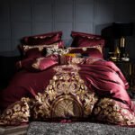 Embroidered Chinese cotton quilt cover bedding - Image 6