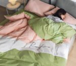 Cotton Washed Cotton Four-piece Cotton Double Bed Single Quilt Cover Sheet - Image 10