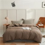 100 Cotton Sanding Duvet Cover Autumn And Winter Thickening Solid Color - Image 7