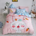 Cartoon four-piece cotton duvet cover - Image 10