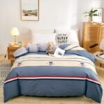 Cotton Duvet Cover One-piece Wholesale Pure Single Double Student Dormitory Bed Sheet Four-piece Set - Image 4