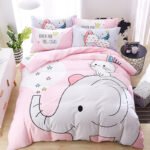 Cartoon four-piece cotton duvet cover - Image 9