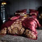 Embroidered Chinese cotton quilt cover bedding - Image 5