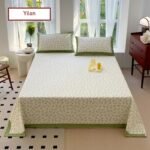 Cotton Floral Quilt Cover Pillowcase Suit - Image 2