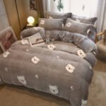 Milk Duvet Set Single Thickened Double Sided Duvet Cover - Image 7