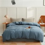 100 Cotton Sanding Duvet Cover Autumn And Winter Thickening Solid Color - Image 10