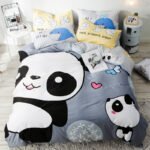 Cartoon four-piece cotton duvet cover - Image 3