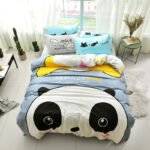 Cartoon four-piece cotton duvet cover - Image 5