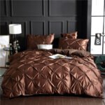 Three-piece Solid Color Bed Sheet Duvet Cover - Image 5