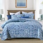 Bedspread Pure Cotton Summer Cooling Duvet Airable Cover Bed Three-piece Set - Image 8