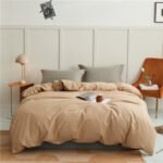 100 Cotton Sanding Duvet Cover Autumn And Winter Thickening Solid Color - Image 9