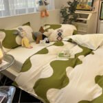 Washed Cotton Bed Sheet Quilt Cover Four-piece Set - Image 8
