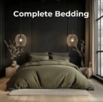 Solid Color Simple Bedding Grey Duvet Cover - Image 2